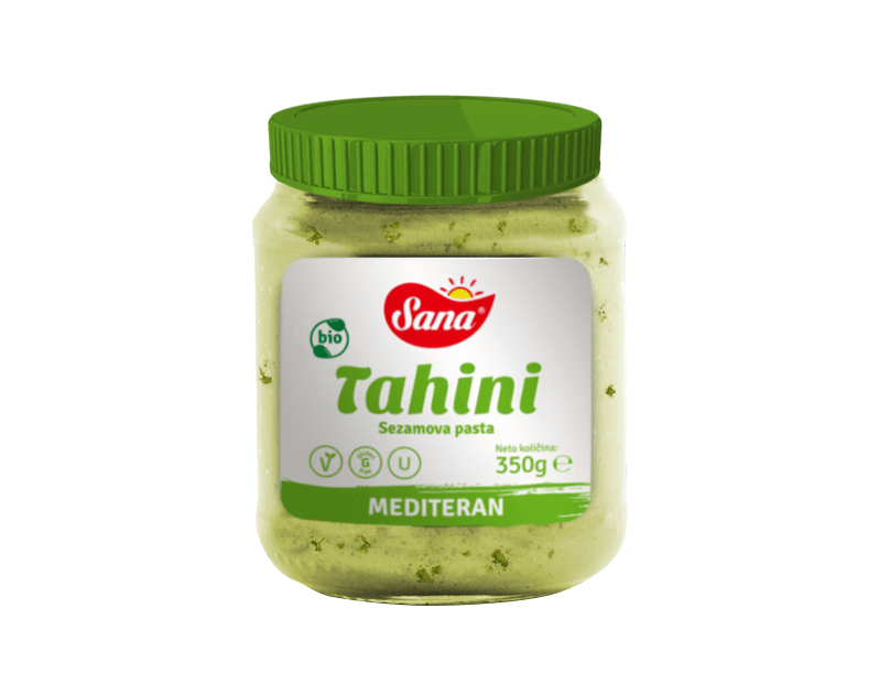 Tahini mediteran, sesame paste with Mediterranean herbs – Sana delikatese